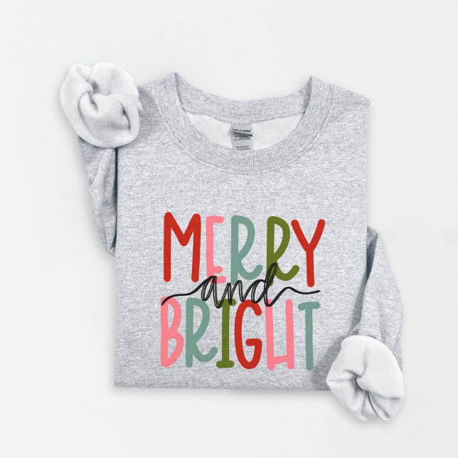Frohe und helle Weihnachten Sweatshirt Frauen Wint (Von Creator hochgeladen)
