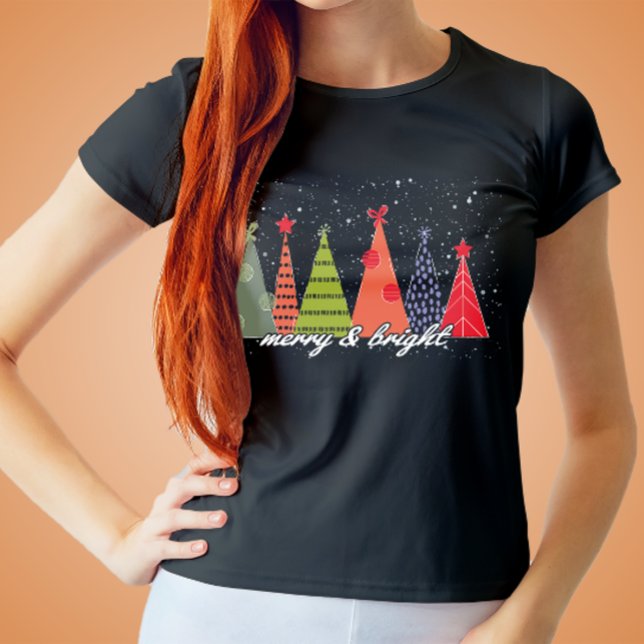 Frohe und helle Weihnachten T - Shirt (Von Creator hochgeladen)