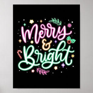 Frohe und helle Weihnachten Weihnachten Weihnachte Poster
