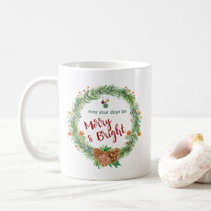 Frohe und helle Weihnachtsfeier Kaffeetasse