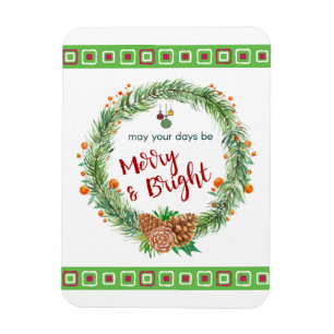 Frohe und helle Weihnachtsfeier Magnet