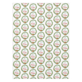 Frohe und helle Weihnachtsfeier Tischdecke