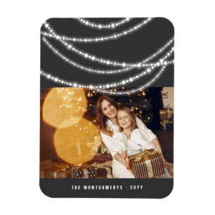 Frohe und helle Weihnachtsfeiertage Foto Magnet