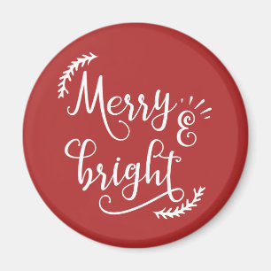 frohe und helle Weihnachtsfeiertage Magnet