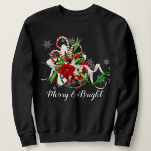 Frohe und helle Weihnachtskandinchen Sweatshirt