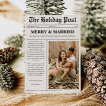 Frohe und verheiratete Weihnachtszeitung