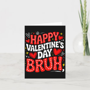 Frohe valentine bruh herz liebe valentine jungen m karte