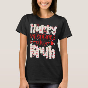 Frohe Valentins-Bruh-Meme-Herz Retro-Jungen-Mädche T-Shirt
