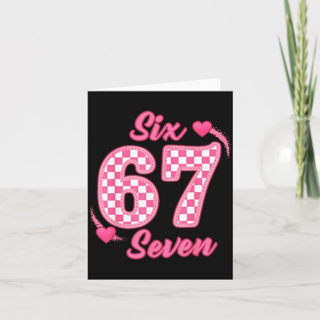 Frohe Valentinstag 67 Meme Herzen Coquette Schleif Karte (Vorderseite)