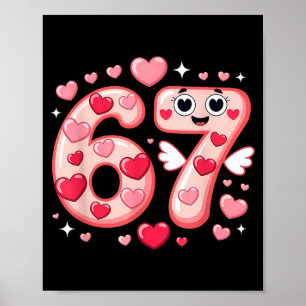 Frohe Valentinstag 67 Meme Herzen Coquette Schleif Poster
