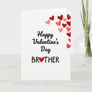 Frohe Valentinstag Bruder Karte