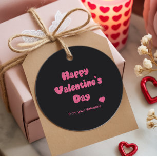 Frohe Valentinstag Glitter-Anhänger Geschenkanhänger
