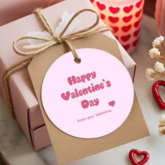 Frohe Valentinstag Glitter-Anhänger Geschenkanhänger