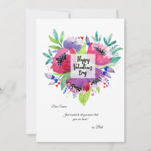 Frohe Valentinstag-Grußkarte Feiertagskarte