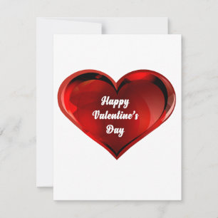 Frohe Valentinstag-Grußkarte Mitteilungskarte