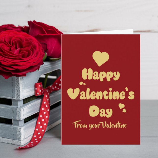 Frohe Valentinstag-Herzen Süß Feiertagskarte (Von Creator hochgeladen)
