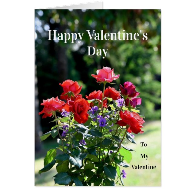Frohe Valentinstag-Karte (Vorne)