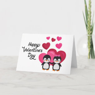 Frohe Valentinstag Klapp-Weihnachtskarte Feiertagskarte