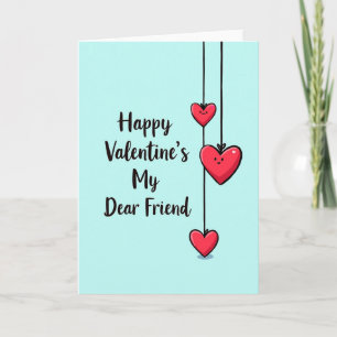 Frohe Valentinstag Mein Lieber Freund Karte