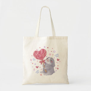 Frohe Valentinstag mit Bunny & Lutscher Tragetasche