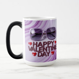 Frohe Valentinstag Morphing Tasse