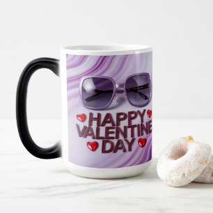 Frohe Valentinstag Morphing Tasse