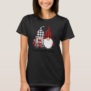 Frohe Valentinstag Paar Gnome Lustige Familie L T-Shirt