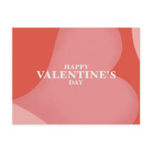 Frohe Valentinstag-Postkarte