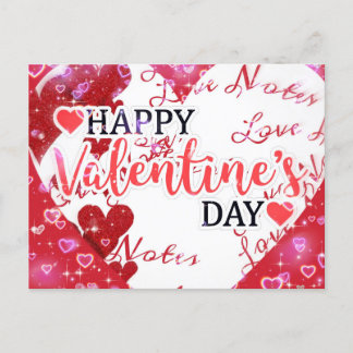 Frohe Valentinstag-Postkarte Postkarte