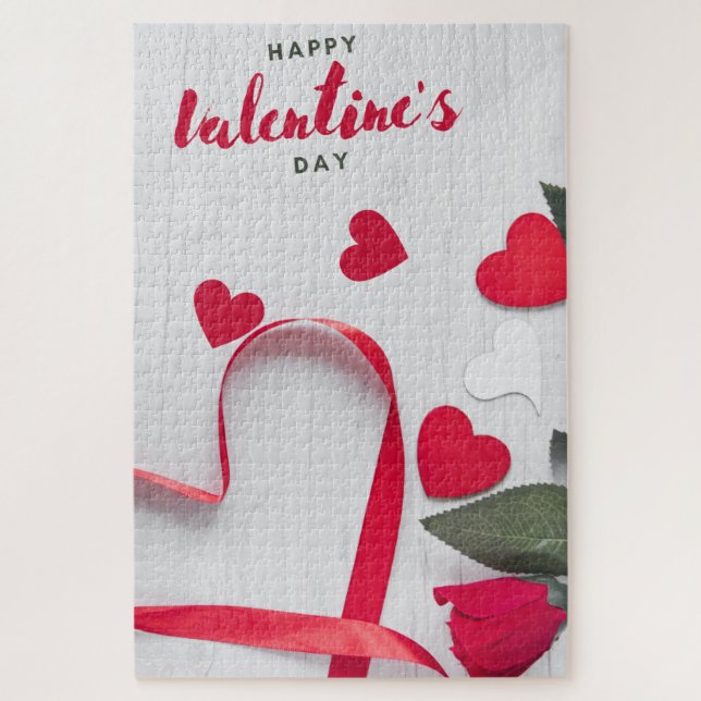 Frohe Valentinstag-Rätsel Puzzle (Vertikal)