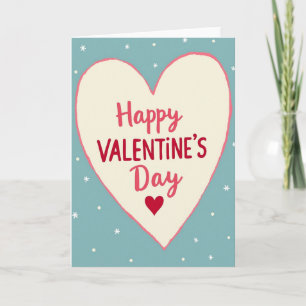 Frohe Valentinstag-Schneekarten-Grußkarte Karte
