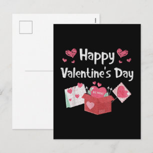 Frohe Valentinstag Sei Mein Süße Herzen Feiertagspostkarte