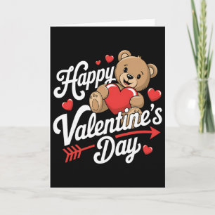 Frohe Valentinstag-Shirts Frauen Süßer Valentinsta Karte