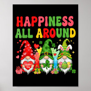 Frohe Valentinstag St. Patrick Ostern Frohe Feiert Poster