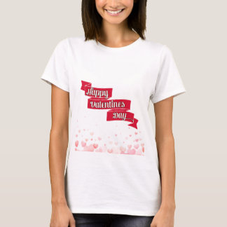 “Frohe Valentinstag” Typography Herz Design ❤️ T-Shirt