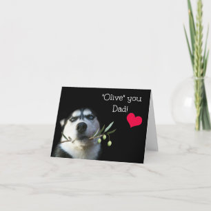 Frohe Valentinstag Vater Papa Süß Lustig Karte
