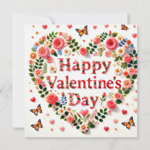 Frohe Valentinstagskarten Feiertagskarte