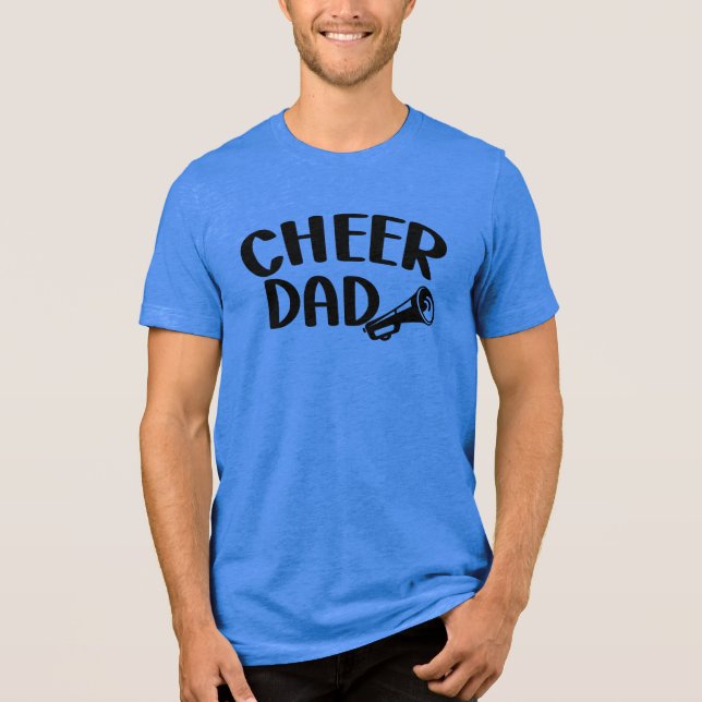 Frohe Vatertag  Tri-Blend Shirt (Vorderseite)