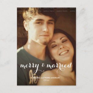 Frohe Verheiratete Weihnachten Foto Weiße Weihnach