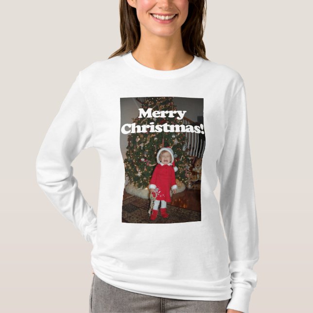 Frohe verschrobe Weihnachten T-Shirt (Vorderseite)