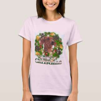 Frohe Weihnacht-Dackel T-Shirt