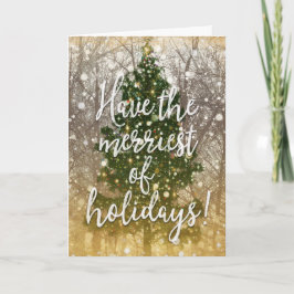 Frohe Weihnacht-Feiertage Feiertagskarte