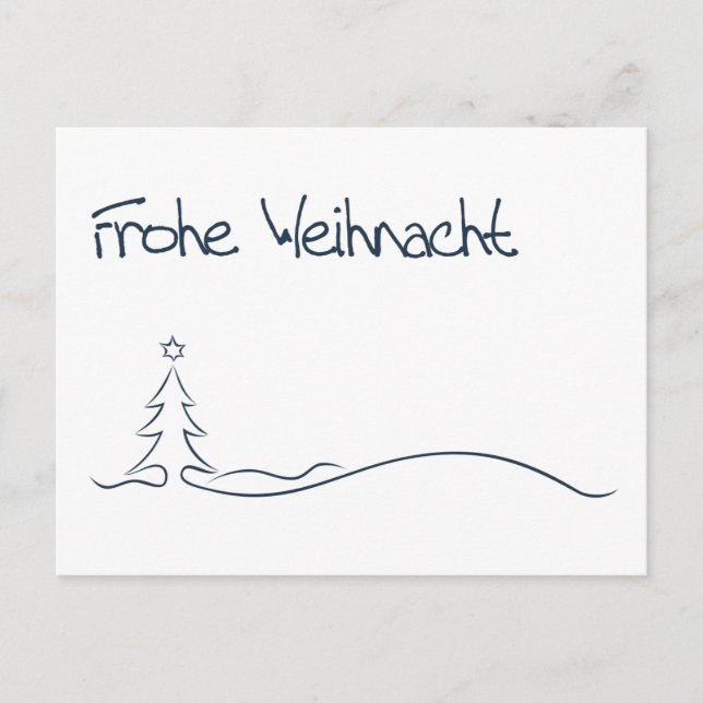 Frohe Weihnacht... / Frohe Weihnachten (Vorderseite)