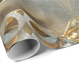 Frohe Weihnacht-Imitat-Goldfolien-Skripteleganter Geschenkpapier