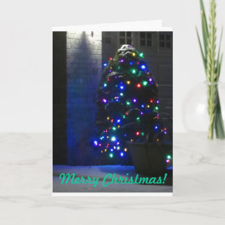 Frohe Weihnacht-Karte 5 Feiertagskarte