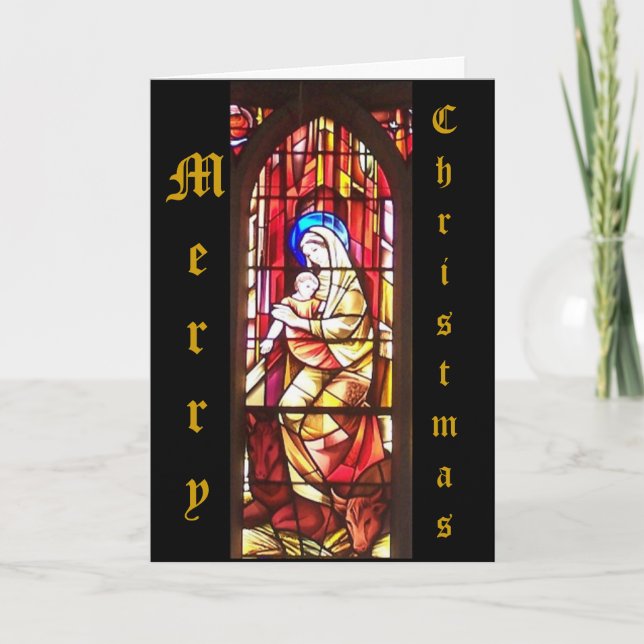 Frohe Weihnacht-Karte Feiertagskarte (Vorderseite)