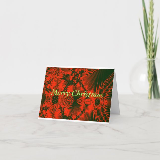 Frohe Weihnacht-Karte Feiertagskarte (Vorderseite)