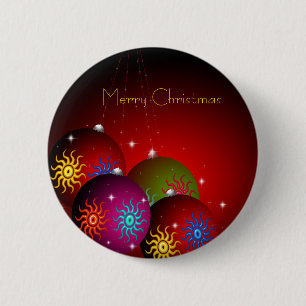 Frohe Weihnacht-Knopf Button
