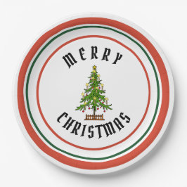 FROHE WEIHNACHT-PAPPTELLER PAPPTELLER