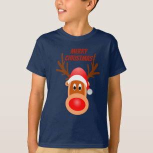 Frohe Weihnacht-Rudolph-T-Stück T-Shirt